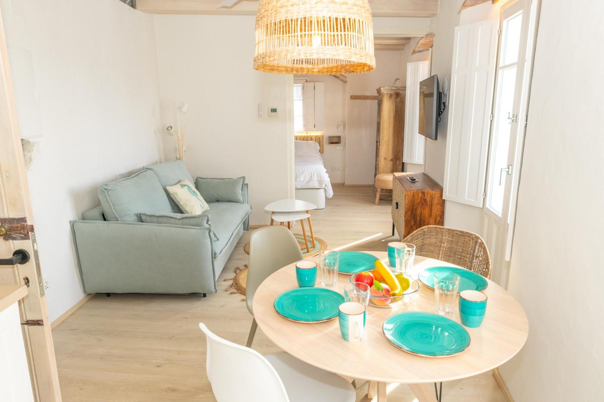 Casa Acua De Aljaranda - De Diseno Casco Hist Leilighet Tarifa Eksteriør bilde